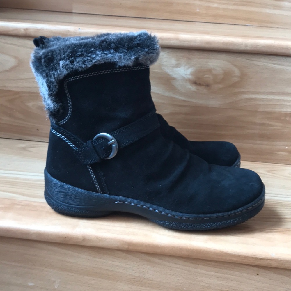 Studio B leather suede ankle boots Sz 8